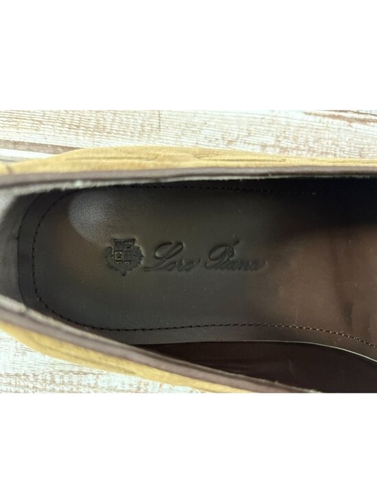 Loro Piana Francis Suede Tassel Dress Shoe size 44 US 11 color brown mspr $1350 main image 9